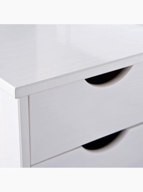 Lit tiroir en bois massif avec multiples rangements - Kiabi