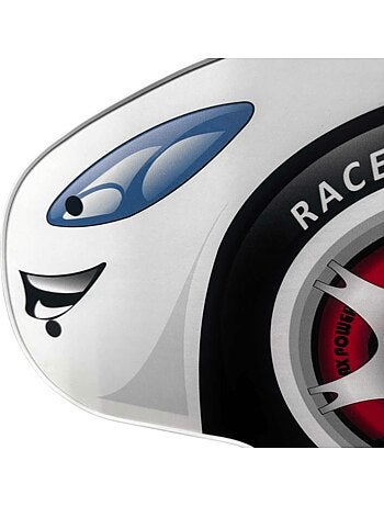 Lit voiture de course blanc cars 67 - 140 x 70 cm