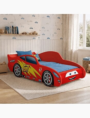 Lit voiture de course rouge cars 67 - 140 x 70 cm