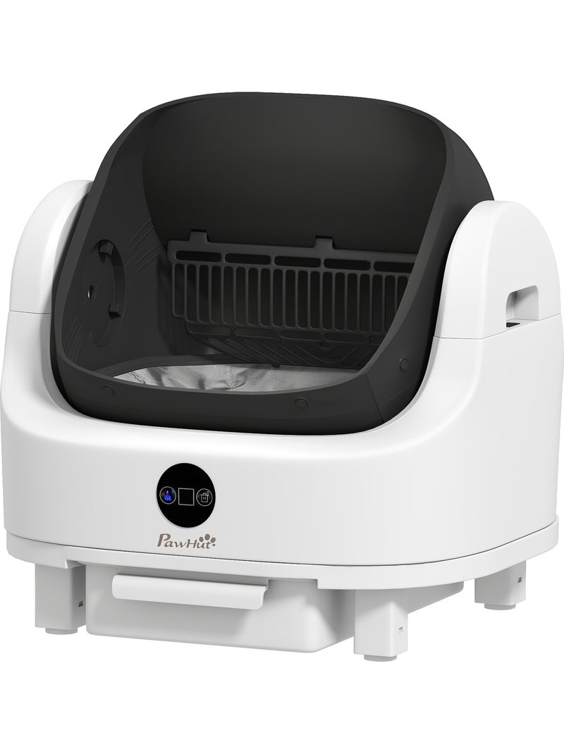 Litière autonettoyante bac à litière auto-nettoyant blanc Blanc Blanc - Kiabi