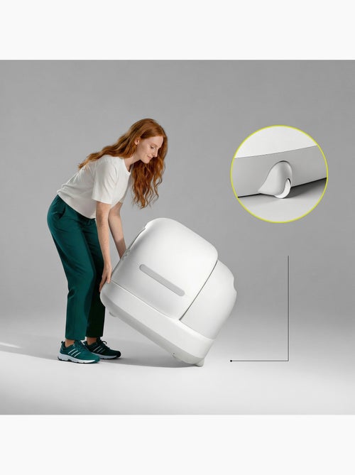 Litière chat Autonettoyante PELUVIO Pearl - 72 L - Avec camera - Silencieux - Contrôlé via APP - Kiabi