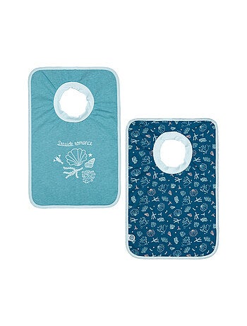 Little Band - 2 bavoirs élastiques 6 mois - Seaside Romance