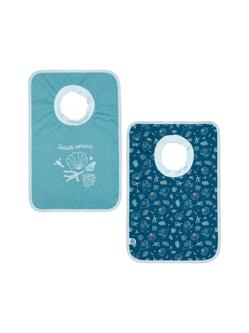 Little Band - 2 bavoirs élastiques 6 mois - Seaside Romance - Kiabi Little Band - 2 bavoirs élastiques 6 mois - Seaside Romance - Kiabi