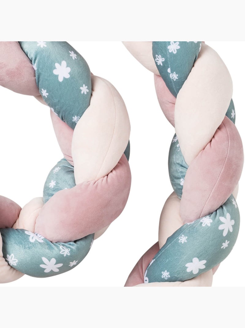 Little Band - Coussin tresse bébé Botanique Rose - Kiabi
