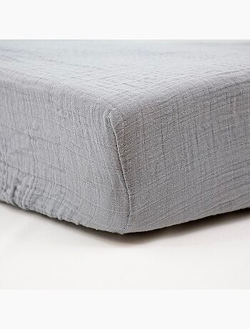 Little Band - Drap housse 60x120 cm Double Gaze de coton