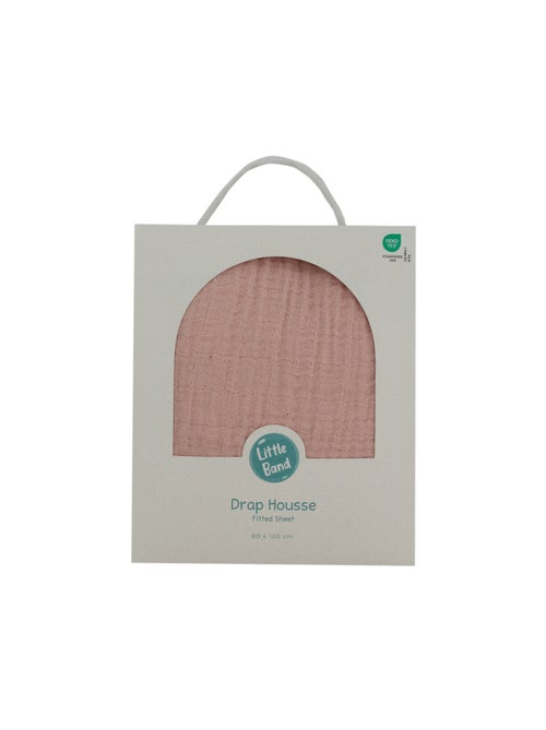 Little Band - Drap housse 60x120 cm Double Gaze de coton - Kiabi
