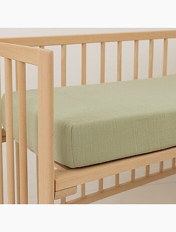 Little Band - Drap housse 70x140 cm Double Gaze de coton