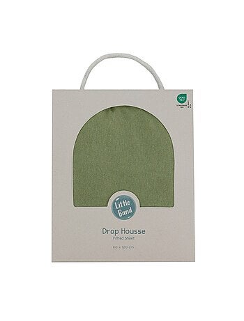 Little Band - Drap-housse 70x140 cm jersey 100% coton