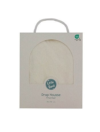 Little Band - Drap-housse 70x140 cm jersey 100% coton