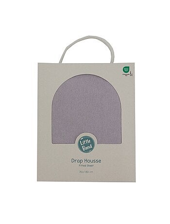 Little Band - Drap-housse 70x140 cm jersey 100% coton