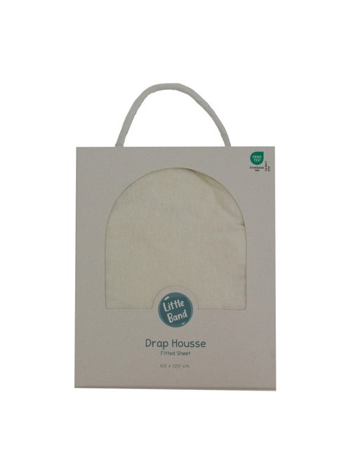 Little Band - Drap housse bébé 60x120 cm  jersey 100% coton - Kiabi
