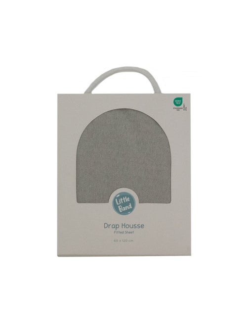 Little Band - Drap housse bébé 60x120 cm  jersey 100% coton - Kiabi