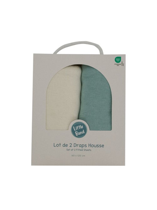 Little Band - Lot de 2 draps-housse 70x140 cm En Coton - Kiabi