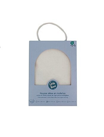 Little Band - Protection matelas bébé 40x80 cm en Coton Bio imperméabilisé