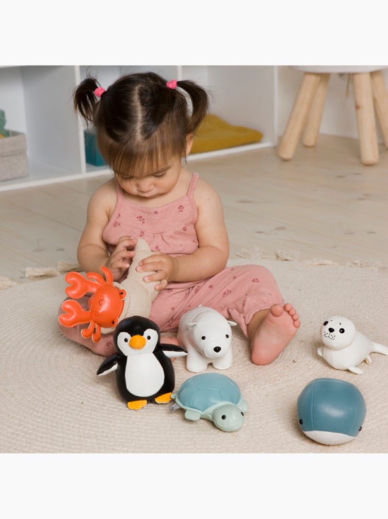 Little big friends - hochet brigitte le petit bernard Orange - Kiabi