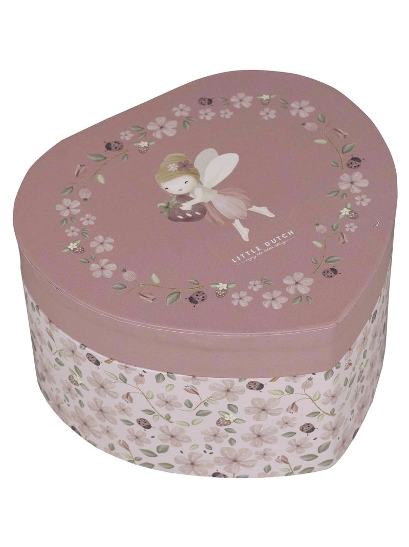 Little Dutch - Boîte à bijoux musicale Rose - Kiabi