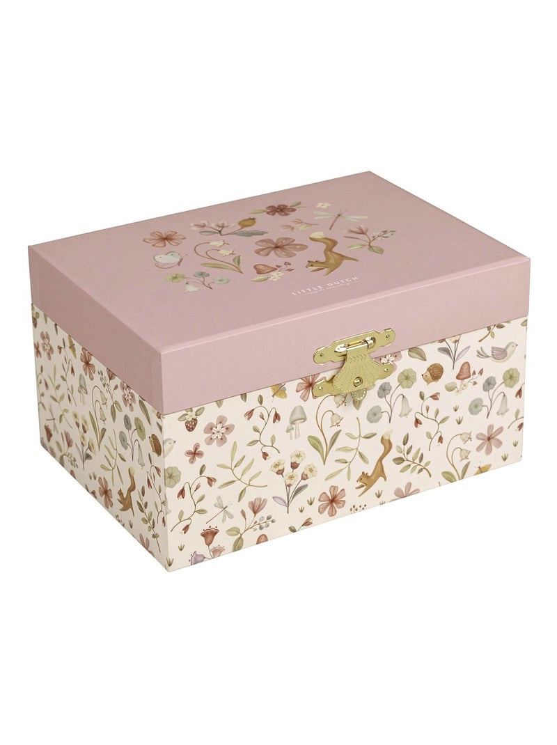 Little Dutch - Boîte à bijoux musicale Rose - Kiabi