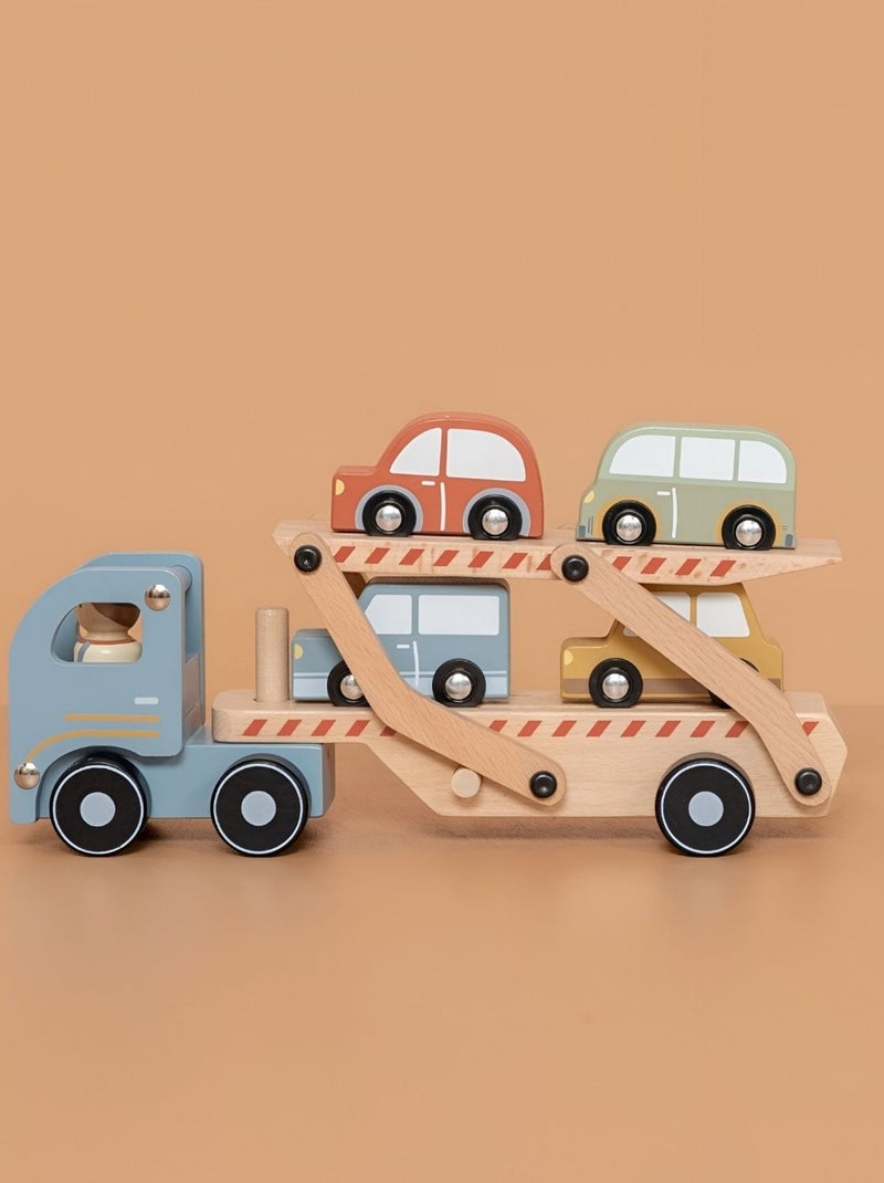 Little Dutch - Camion porte-voiture Multicolore - Kiabi