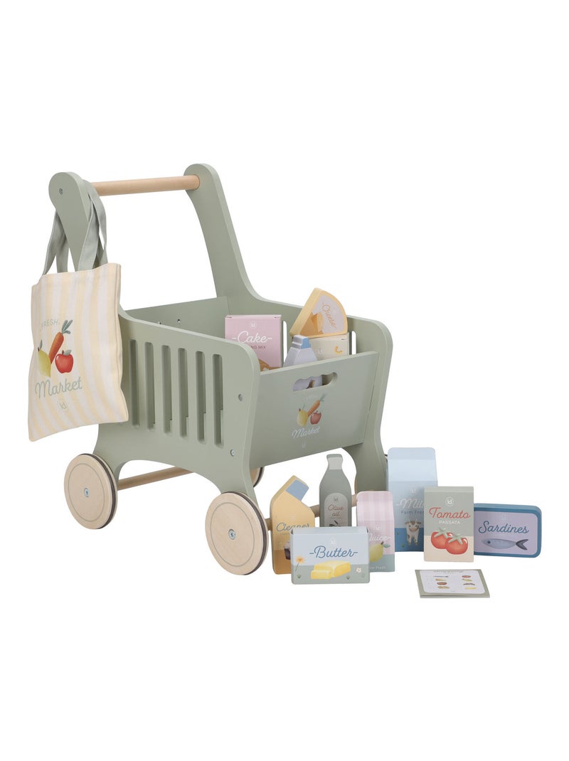 Little Dutch - Chariot de courses Vert d'eau - Kiabi