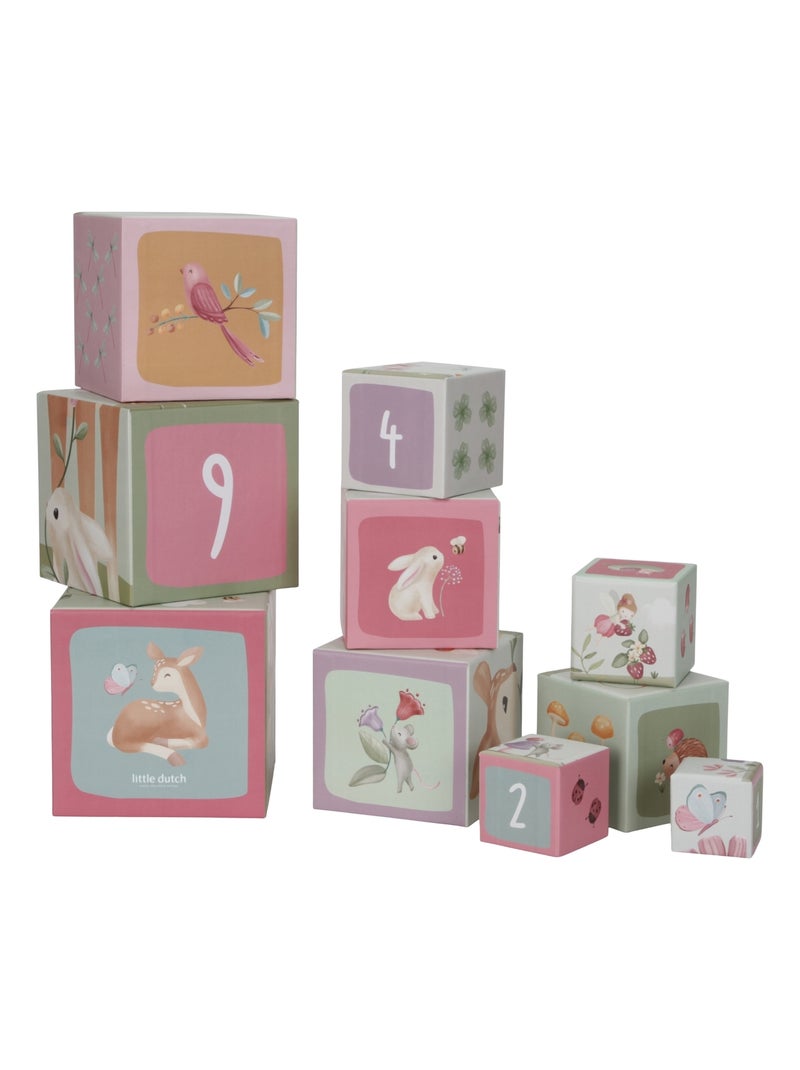 Little Dutch - Cubes à empiler Rose - Kiabi