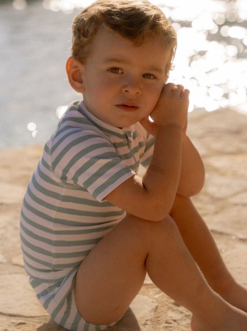 Little Dutch - Culotte de bain à volants Vert - Kiabi