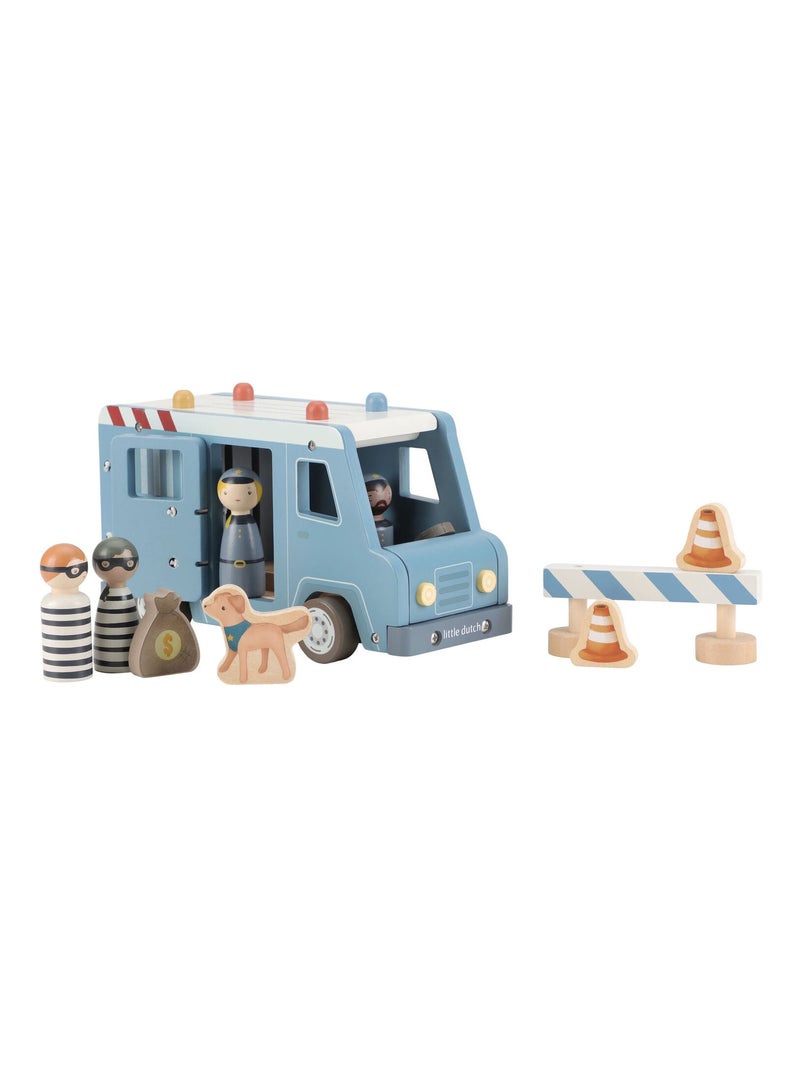 Little Dutch - Fourgon de police Bleu - Kiabi