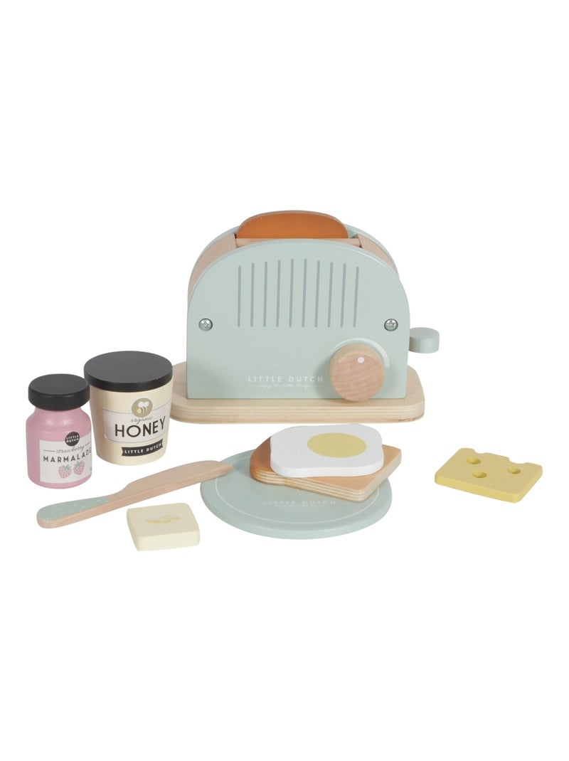 Little Dutch - Grille-pain et ses accessoires Vert d'eau - Kiabi