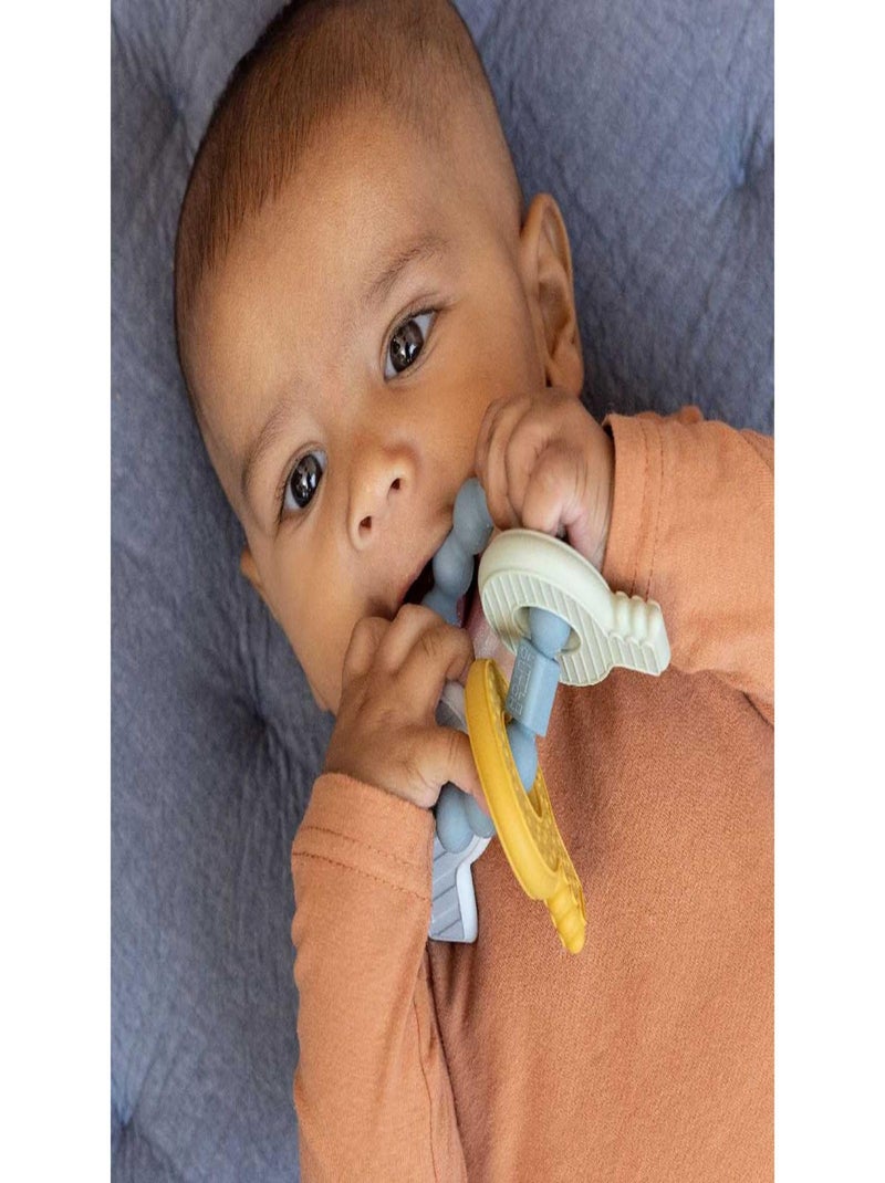 Little Dutch - Hochet de dentition trousseau de clefs Bleu - Kiabi