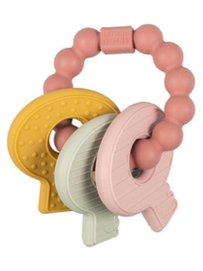 Little Dutch - Hochet de dentition trousseau de clefs Rose - Kiabi