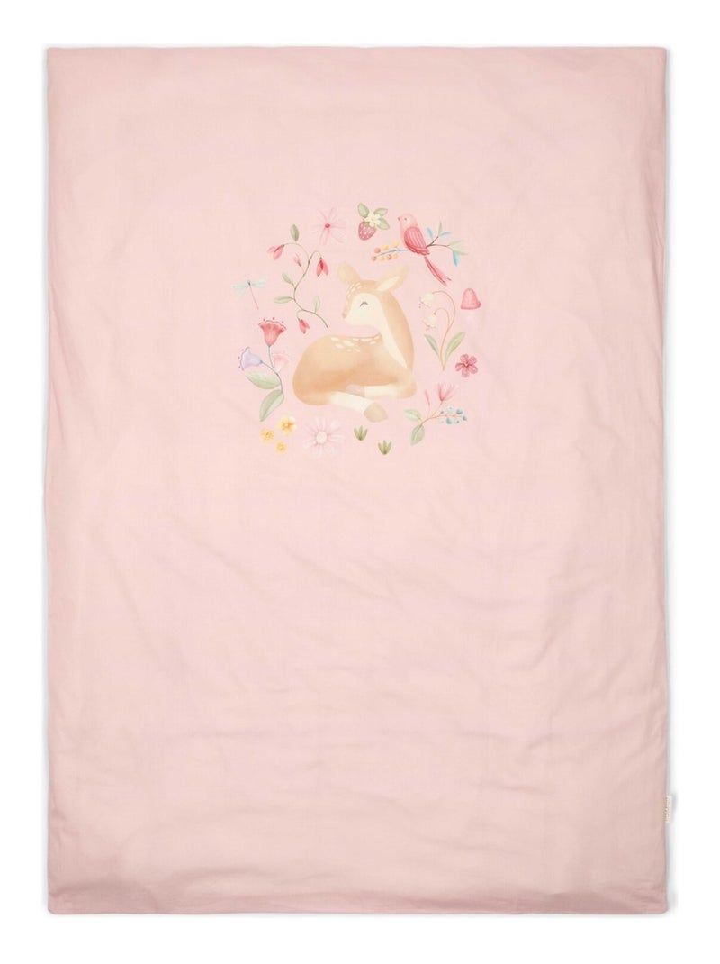 Little Dutch - Housse de couette+oreiller lit bébé Rose - Kiabi