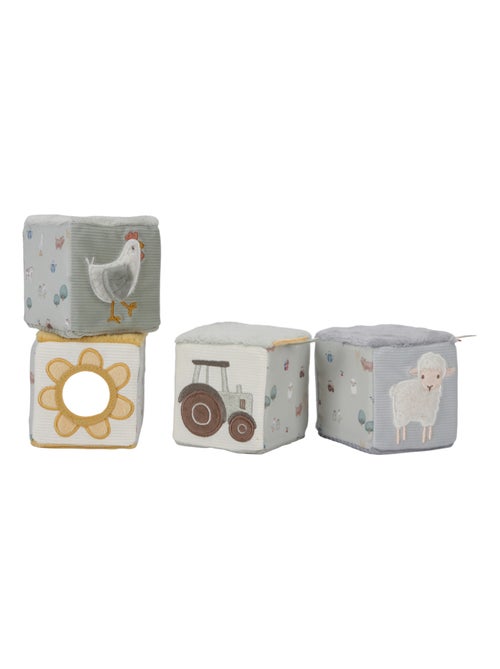 Little Dutch - Lot de 4 cubes doux - Kiabi