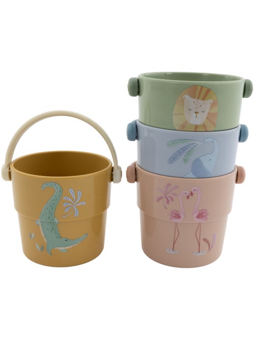Little Dutch - Lot de 4 gobelets de bain - Kiabi