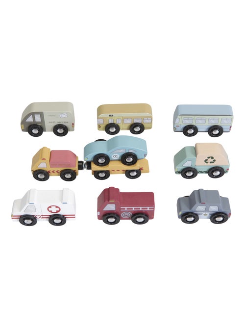 Little Dutch - Lot de 9 véhicules - Kiabi
