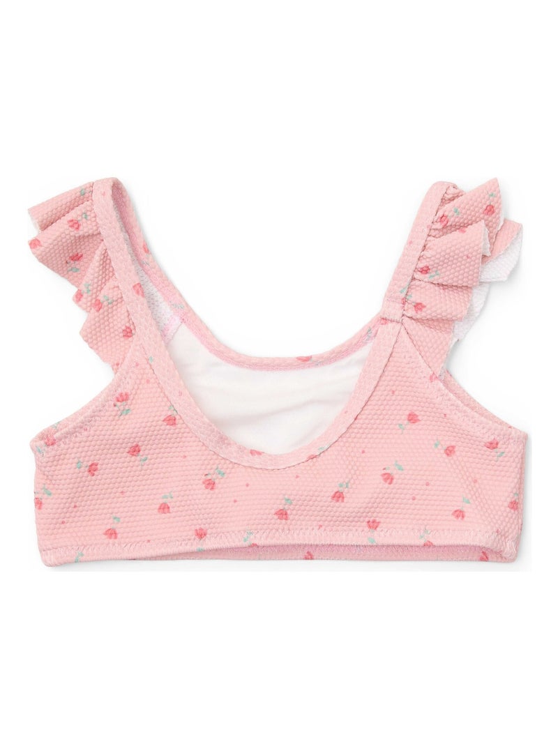Little Dutch - Maillot de bain 2 pièces à volants Rose - Kiabi
