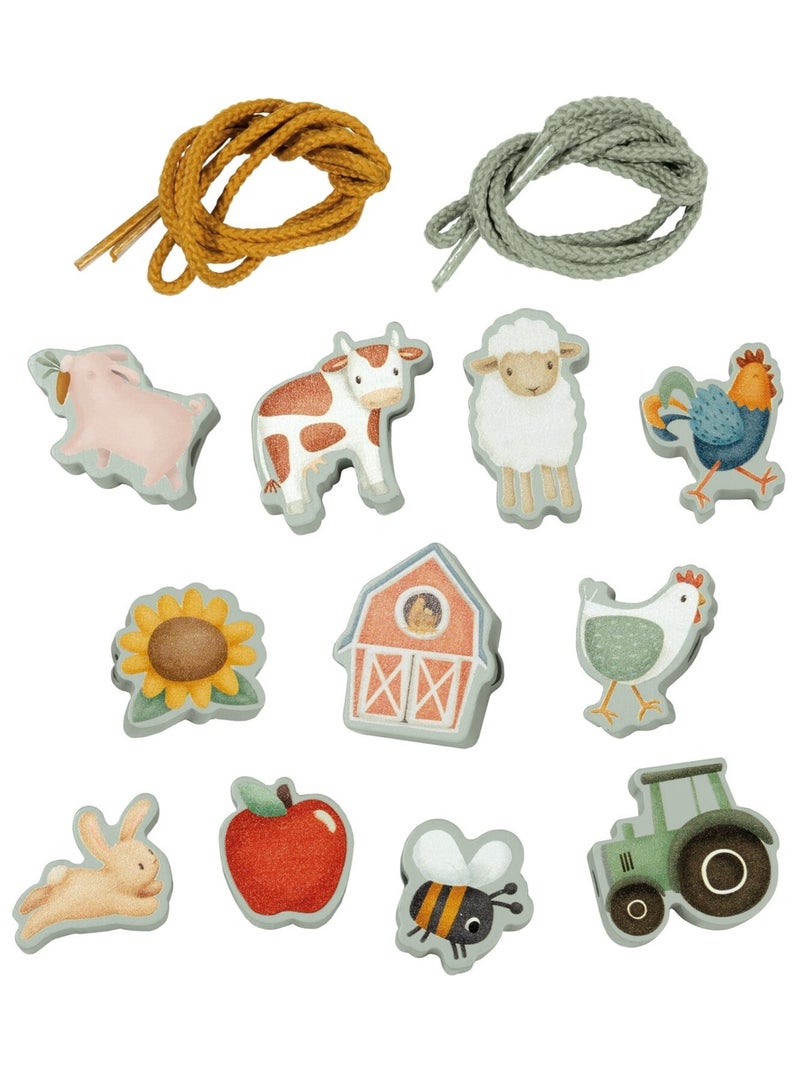 Little Dutch - Perles en bois à lacer Multicolore - Kiabi