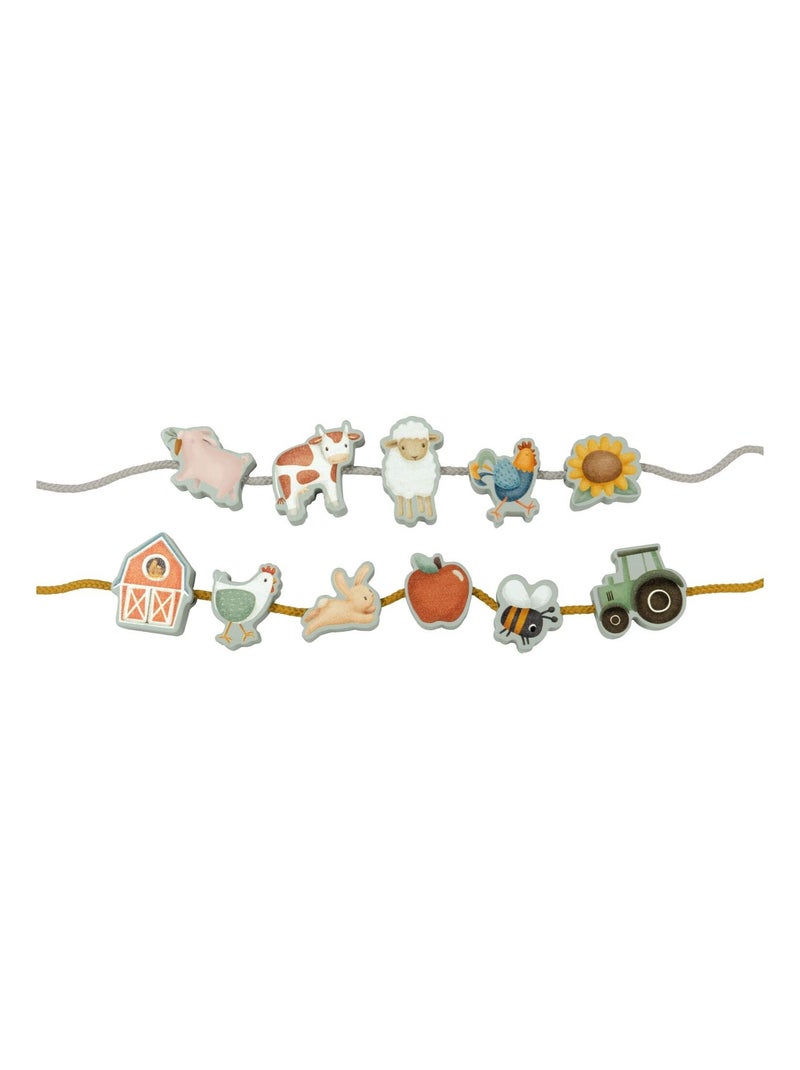 Little Dutch - Perles en bois à lacer Multicolore - Kiabi