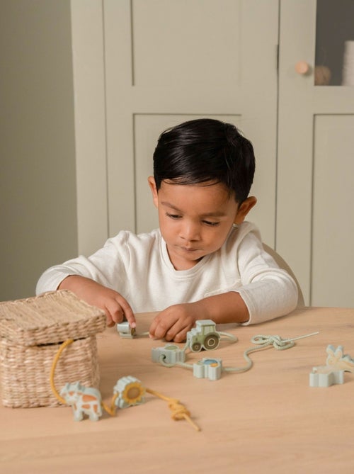 Little Dutch - Perles en bois à lacer - Kiabi