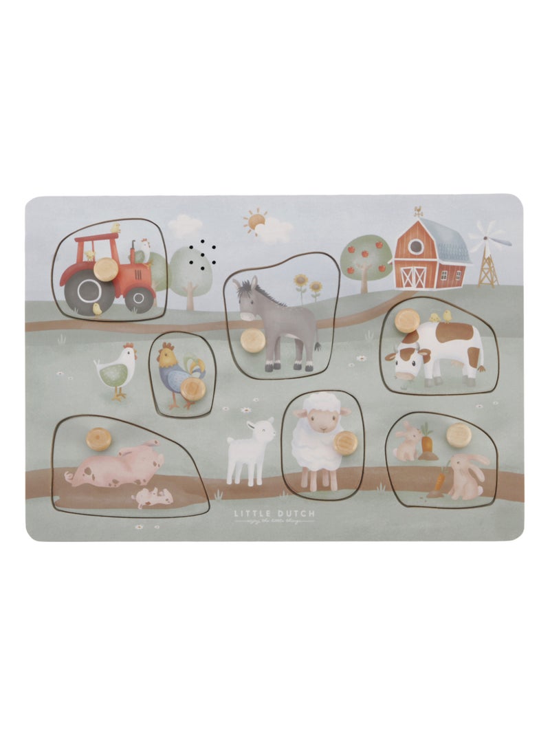 Little Dutch - Puzzle sonore Multicolore - Kiabi