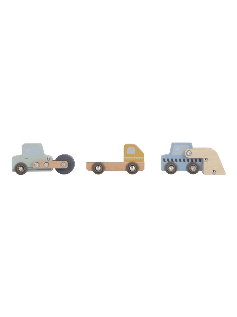Little Dutch - Set grue et chantier de construction Jaune - Kiabi