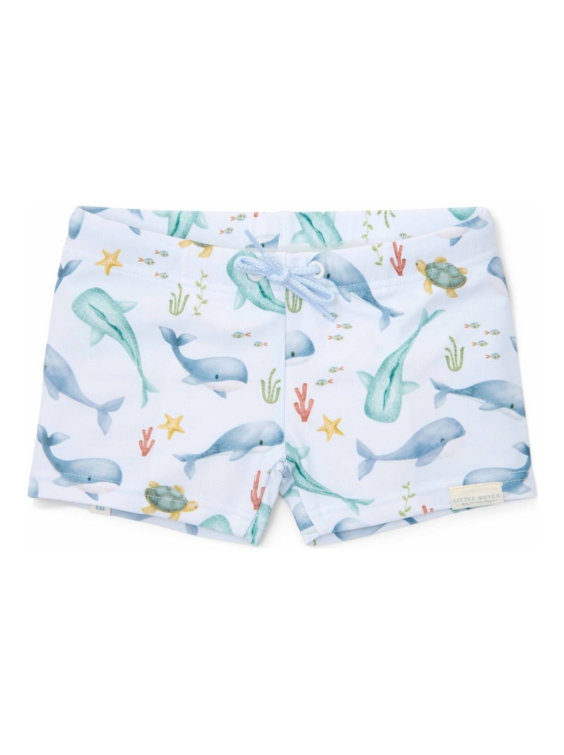 Little Dutch - Short de bain Blanc Bleu - Kiabi