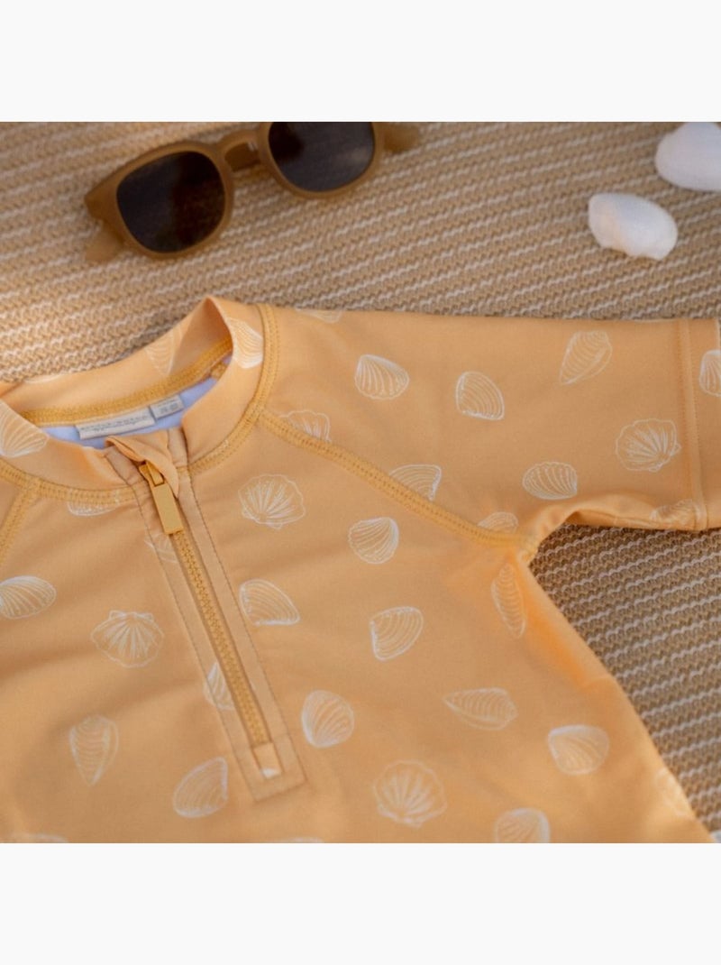 Little Dutch - T-shirt de bain anti-UV manches courtes Jaune - Kiabi