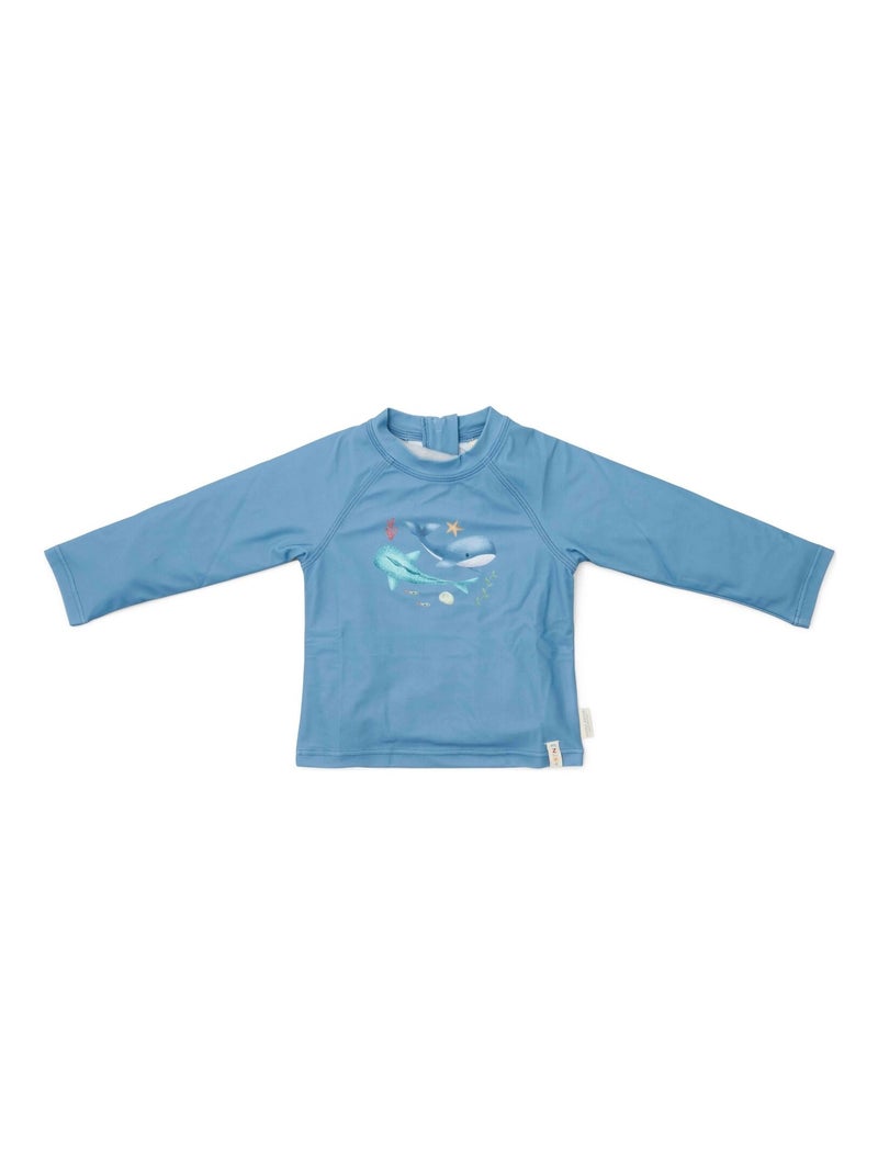 Little Dutch - T-shirt de bain anti-UV manches longues Bleu - Kiabi