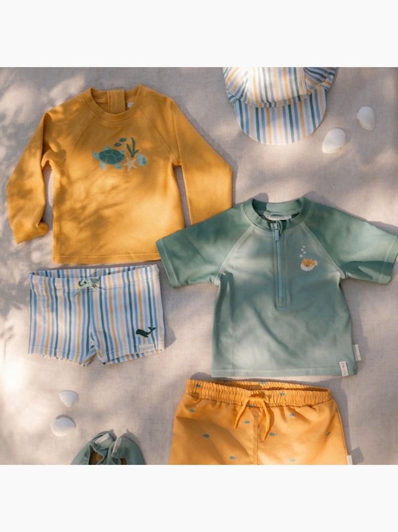 Little Dutch - T-shirt de bain anti-UV manches longues Jaune - Kiabi