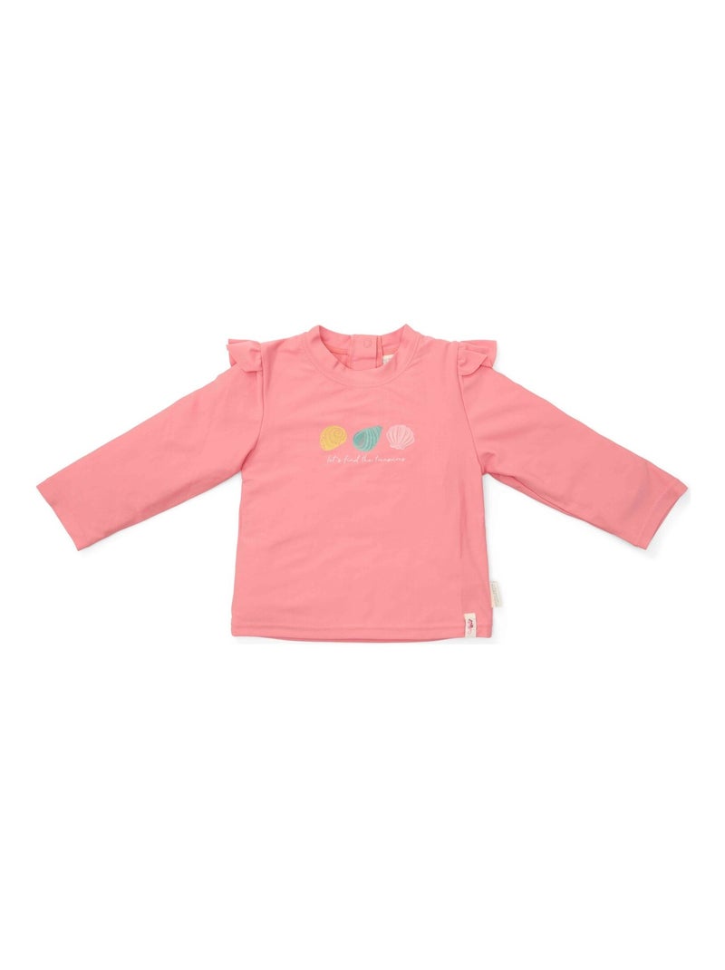 Little Dutch - T-shirt de bain anti-UV manches longues Rose - Kiabi