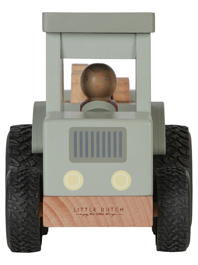 Little Dutch - Tracteur avec remorque Multicolore - Kiabi