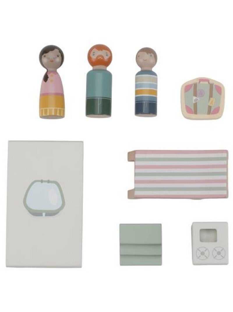 Little Dutch - Voiture avec caravane Rose - Kiabi