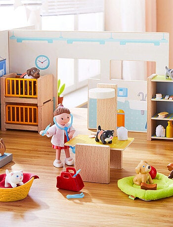 Little Friends Clinique Vétérinaire Miniature Multicolore - Haba