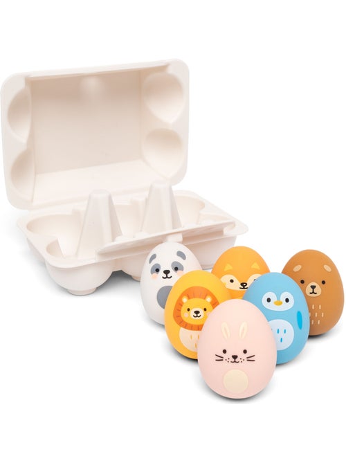 Little L - Boîte d'œufs hochets - Kiabi Little L - Boîte d'œufs hochets - Kiabi