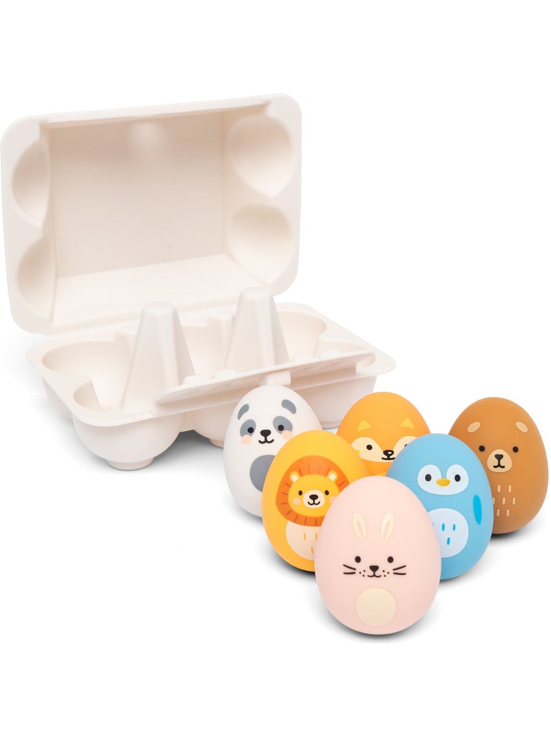 Little L - Boîte d'œufs hochets Marron - Kiabi