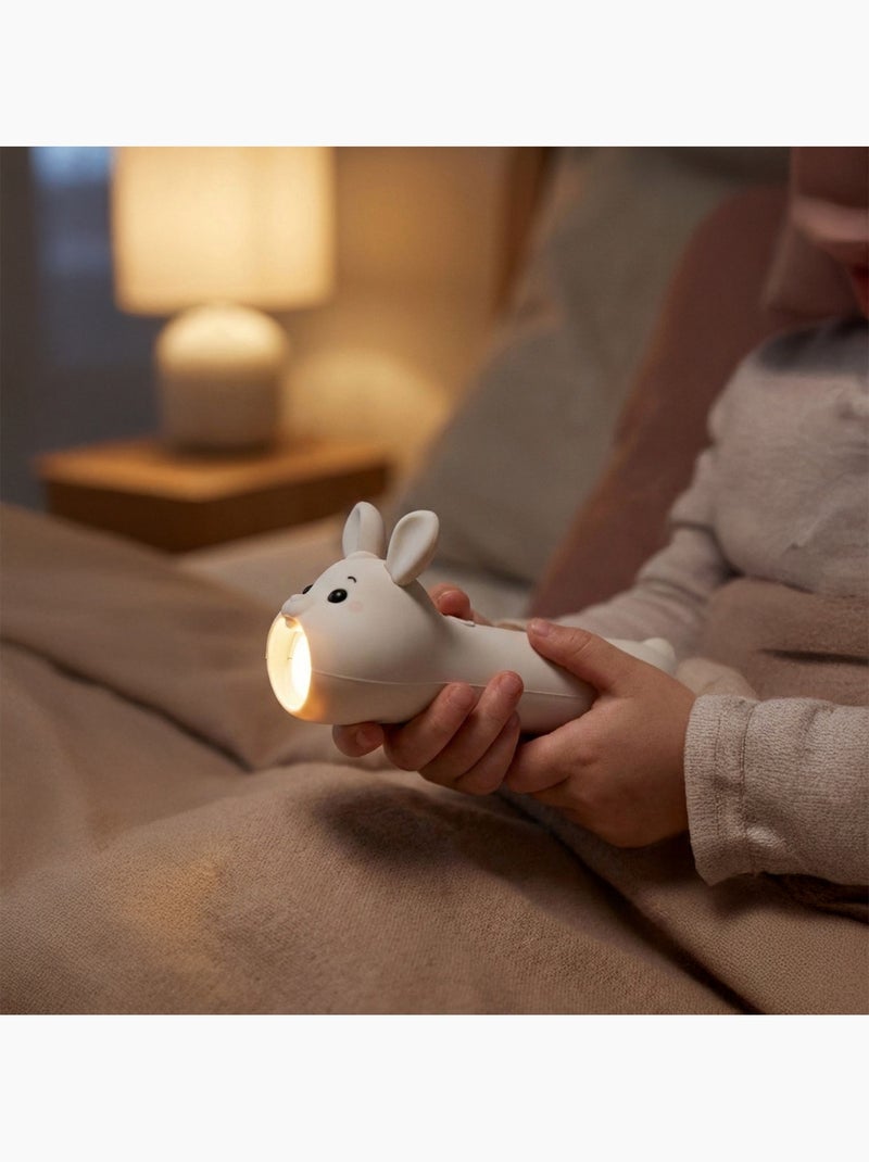 Little L | Lampe torche animaux en silicone pour enfants Beige - Kiabi